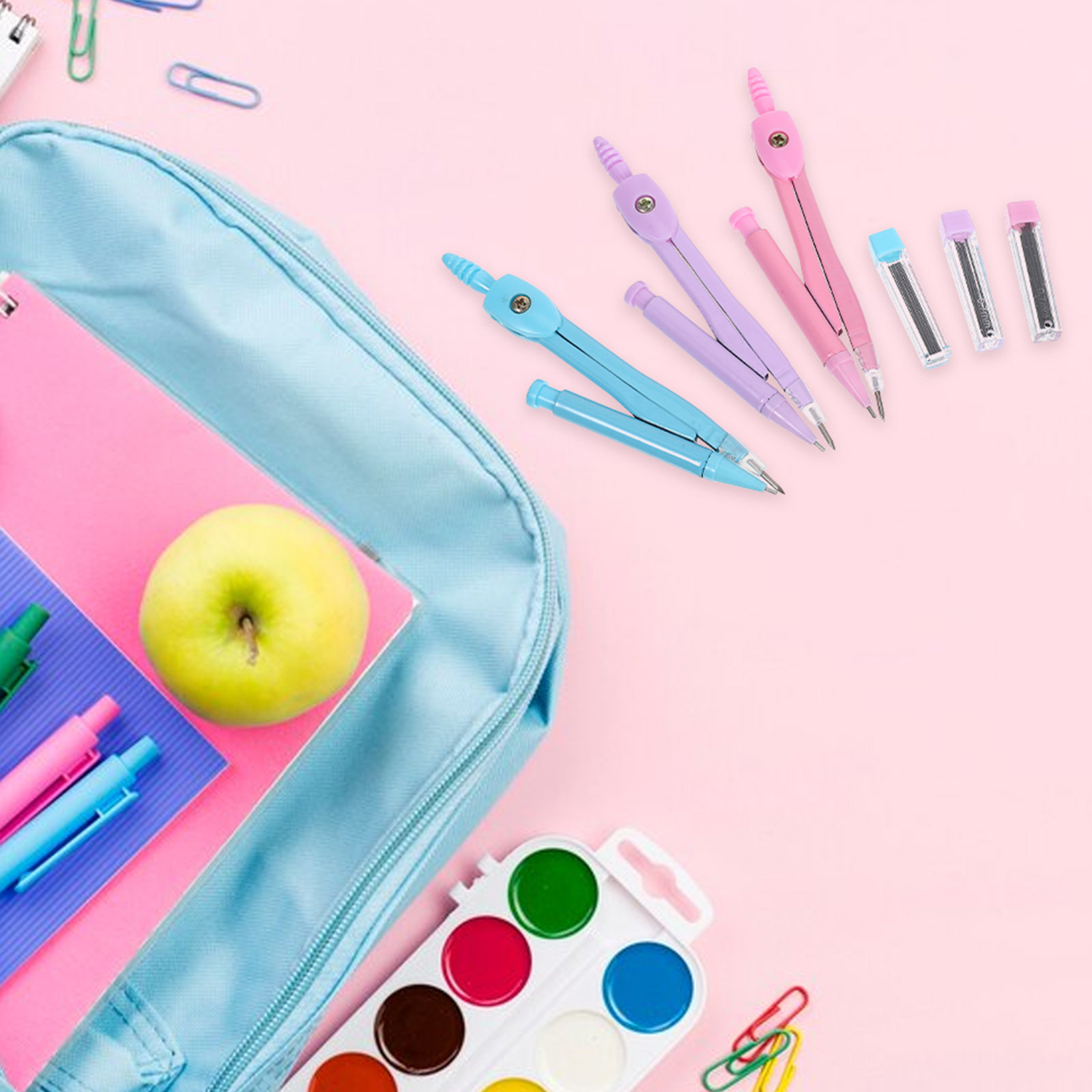 Math Geometry Set With Compass - Compass Drawing Geometry Tool Drafting Precision