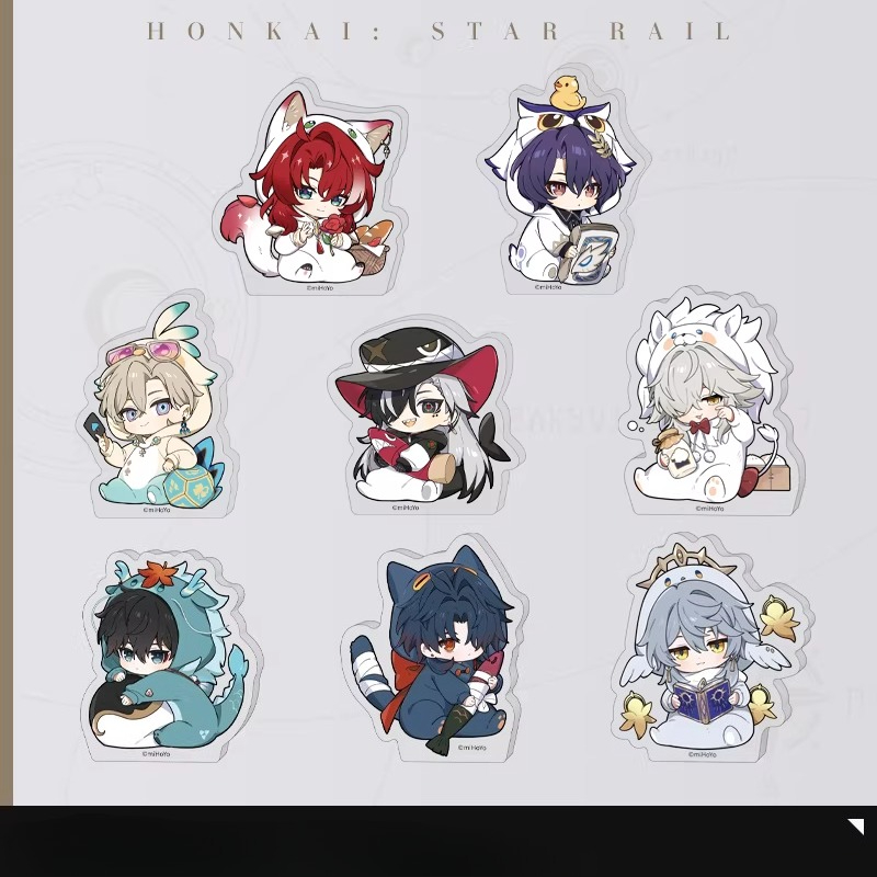 Honkai Star Rail Mini Acrylic  - Desk Accessories 评论和价格
