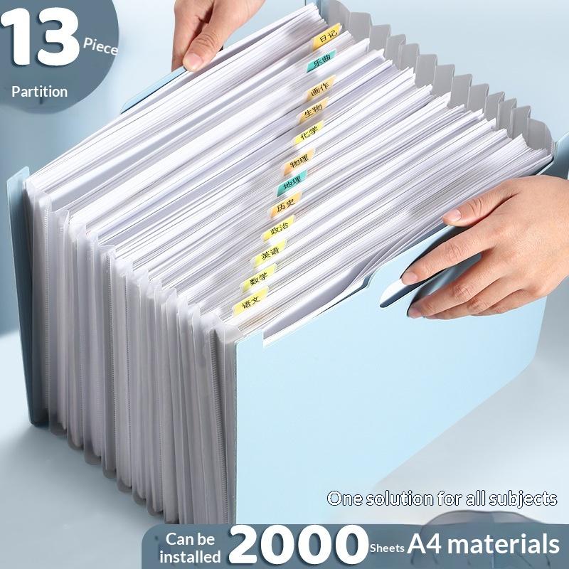 13 Pockets Accordion Expanding - Expandable Accordion File Folder 13 Pockets 评论和价格