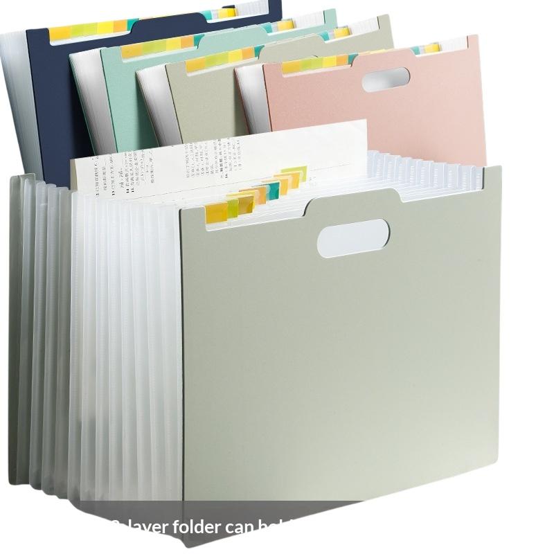 13 Pockets Accordion Expanding - Expandable Accordion File Folder 13 Pockets 评论和价格