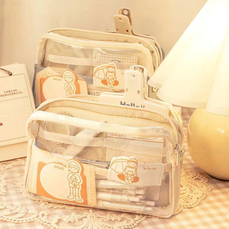 Aesthetic School Supplies Larg - Aesthetic Large Pencil Case Pouch 评论和价格