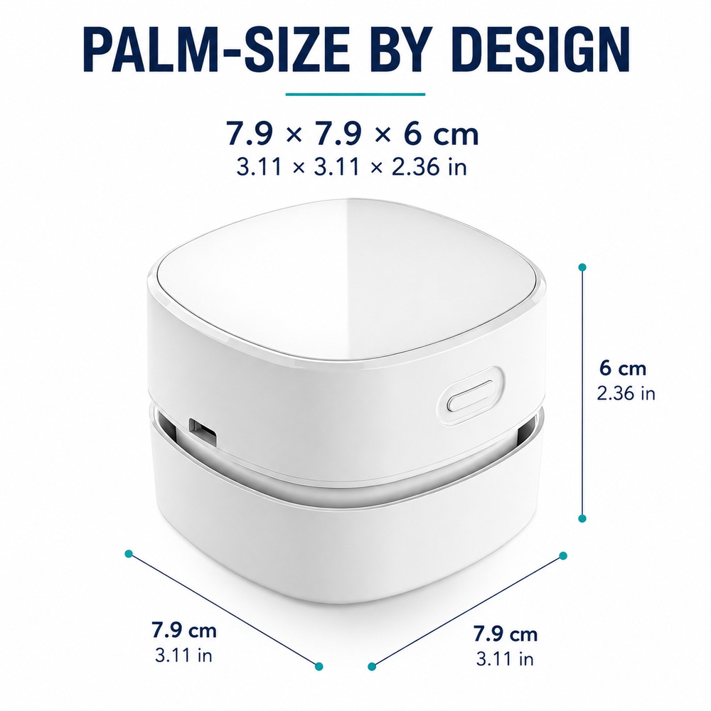 Portable Desktop Vacuum Cleane - Mini Desktop Vacuum Cleaner For Eraser Dust 评论和价格